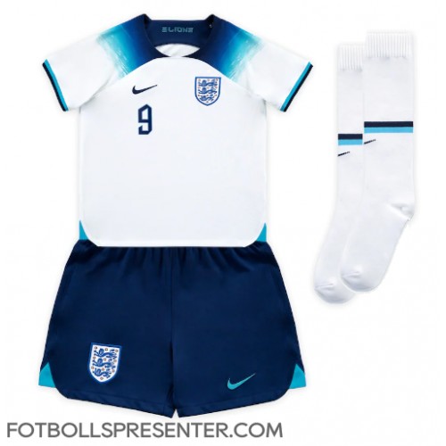 England Harry Kane #9 Hemmatröja Barn VM 2022 Kortärmad (+ korta byxor)